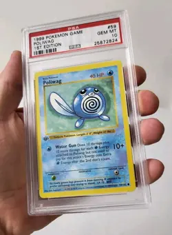 Poliwag 59/102 1st Edition Shadowless - Base Set *PSA 10 - GEM MINT* Pokemon - Image 4
