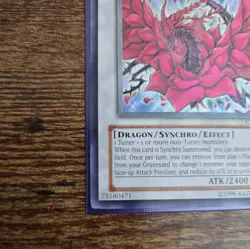 Yugioh Black Rose Dragon Unlimited Edition Ultimate Rare CSOC-EN039 LP - Image 5