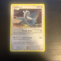 Latios Holographic Pokemon Card TCG 2008 POP Series 7 4/17 LP - Image 1