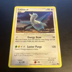 Latios Holographic Pokemon Card TCG 2008 POP Series 7 4/17 LP - Image 2