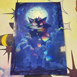 Cracked Ice Holo Gengar Database Non-TCG Pokemon Card - Image 1