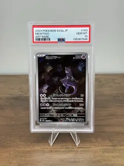 PSA 10 Mewtwo #183 Japanese 151 Batman Mewtwo Art Rare Gem Mint Pokemon Card - Image 1