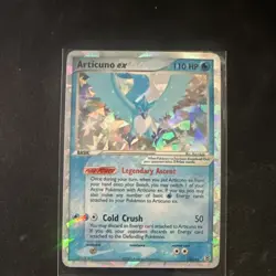 Pokemon Articuno ex 114/112 Ultra Rare Holo EX FireRed & LeafGreen 110 HP Card - Image 1