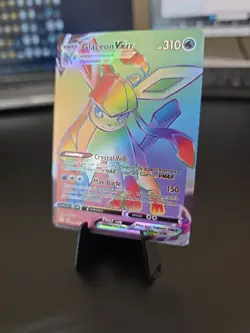 Glaceon VMAX (Secret) 208/203 SWSH07: Evolving Skies Custom Holo Fan Art Card - Image 2