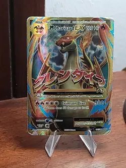 Pokemon TCG Evolutions M Charizard EX Full Art Holo Card 101/108 HP Condition - Image 1