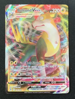 Boltund VMAX 104/264 Fusion Strike Ultra Rare Holo Pokemon TCG Card NM - Image 1