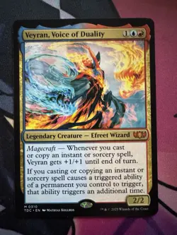 Veyran, Voice of Duality Commander Tarkir Dragonstorm MTG NM - Image 1