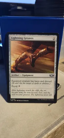 Lightning Greaves Commander: Tarkir: Dragonstorm Regular - Image 1