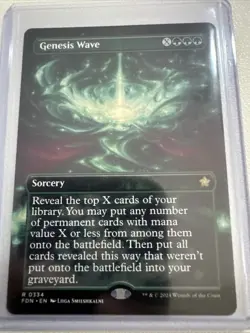 Genesis Wave Borderless (NM Non-Foil) FDN-0334 Rare MTG - Image 3