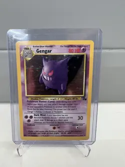 Pokemon Gengar Holo 5/62 Rare Fossil Unlimited Vintage WOTC *Pretty Clean* - Image 1