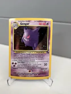Pokemon Gengar Holo 5/62 Rare Fossil Unlimited Vintage WOTC *Pretty Clean* - Image 3