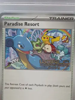 Pokemon Paradise Resort SVP 045 2023 World Championships - PSA 9 - Image 4