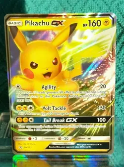 Pikachu GX SM232 Ultra Rare Holo Full Art Pokemon Sun & Moon NM/M - Image 1
