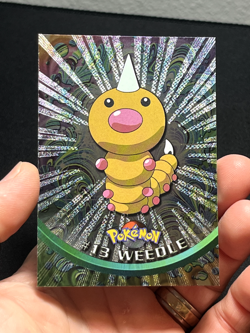Topps Pokemon Series 1 HOLO FOIL Embossed Rays Weedle 13 Kakuna 14 Beedrill 15 - Image 3