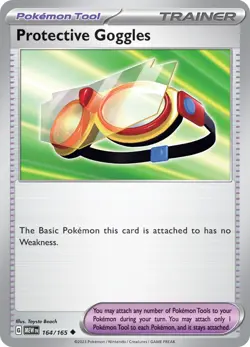 Reverse Holofoil - Protective Goggles - 164/165 - SV: Scarlet & Violet 151 - NM - Image 1