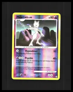 Mewtwo Pokemon Diamond & Pearl Legends Awakened 11/146 REVERSE HOLO RARE LP - Image 1