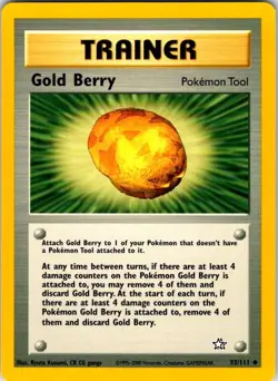 Pokemon | Neo Genesis | Gold Berry | 093/111 | Unlimited | NM - Image 1