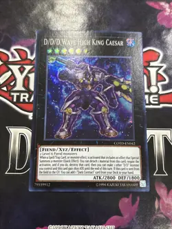 Yugioh! 1x D/D/D Wave High King Caesar COTD-EN042 - Unlimited- Super Rare - NM - Image 1