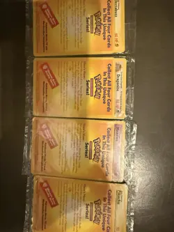 Very rare! Set of 4 SEALED Black Star Promo WB Movie Pokemon Cards! - Image 5