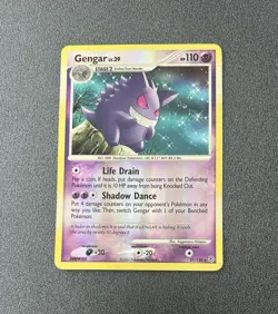 Pokemon Gengar Reverse Holo Rare Card Diamond and Pearl 27/130 - NM - Image 1