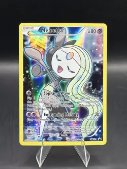 Meloetta XY120 XY Full Art Black Star Promo Holo Pokemon Card - Image 1