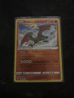 Pokemon TCG Radiant Charizard Crown Zenith Holo Card 020/159 Radiant Rare - Image 1