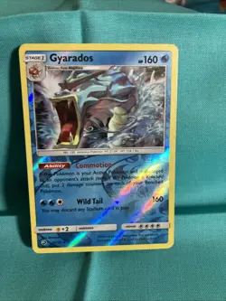 💰FLAWLESS!! Pokemon Card Gyarados Dragon Majesty Reverse Holo Rare 20/70 LP - Image 1