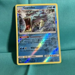 💰FLAWLESS!! Pokemon Card Gyarados Dragon Majesty Reverse Holo Rare 20/70 LP - Image 3