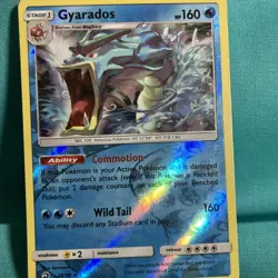 💰FLAWLESS!! Pokemon Card Gyarados Dragon Majesty Reverse Holo Rare 20/70 LP - Image 5