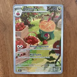 Pokemon TCG Appletun 211/191 Surging Sparks Illustration Rare NM Card - Image 1