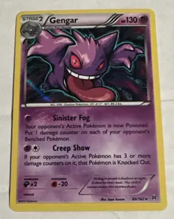 Pokemon Gengar Holo Rare TCG Card XY Breakthrough 60/162 - Image 1