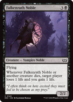Falkenrath Noble [Duskmourn: House of Horror Commander] Magic MTG - Image 1