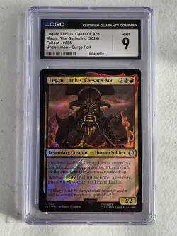 MTG CGC 9 Legate Lanius, Caesar's Ace (Surge Foil) U 635 UB: Fallout (POP 1) - Image 1