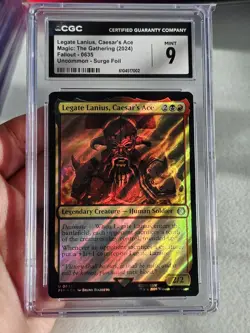 MTG CGC 9 Legate Lanius, Caesar's Ace (Surge Foil) U 635 UB: Fallout (POP 1) - Image 2