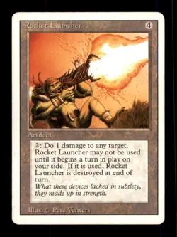 Rocket Launcher LP Light Play Revised Edition MTG [12236] - Image 1