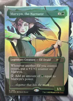 MTG Marwyn, the Nurturer Secret Lair Drop Foil #1960 - Image 1
