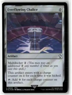 Everflowing Chalice Commander: Final Fantasy Surge Foil MTG NM - Image 1