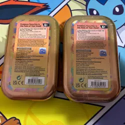 Pokemon 151 Tin Lot Of 2 Sealed + Free Pokemon Cards - Image 2