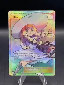Lillie (Full Art) 147/149 SM Base Set Holo TCG Pokemon - Image 1