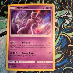 Pokemon Mewtwo 12/18 Detective Pikachu Holo Rare NM/M - Image 1