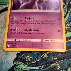 Pokemon Mewtwo 12/18 Detective Pikachu Holo Rare NM/M - Image 2
