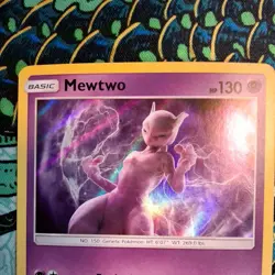 Pokemon Mewtwo 12/18 Detective Pikachu Holo Rare NM/M - Image 3
