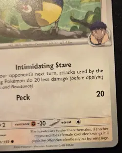 Hop's Rookidee 133/159 Common Scarlet & Violet: Journey Together Pokemon TCG - Image 5
