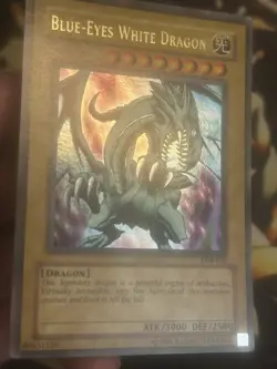 Yugioh: Blue-Eyes White Dragon - LOB-001 - Ultra Rare - Unlimited - MP - Image 3