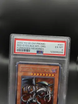 Yu-Gi-Oh Forbidden Memories Red-Eyes Black Metal Dragon FMR-001 PSA 6 - Image 2