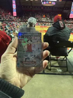 One Piece College Basketball US Voyage Monkey.D.Luffy Card IN HAND-UNOPENED - Image 1