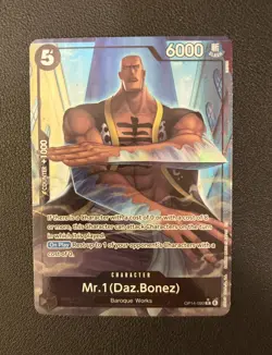 Mr.1 (Daz.Bonez) (Alternate Art) OP14-090 The Azure Sea's Seven - Image 1