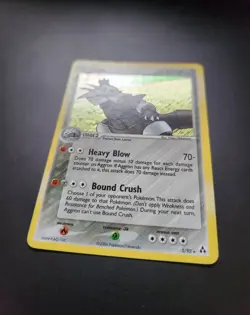 Pokemon Card Aggron 2/92 Holo EX Legend Maker - Image 2