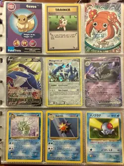 Vintage Pokemon Card Collection - No Binder Lot 5 Pages - Holo - Modern LP/NM - Image 1
