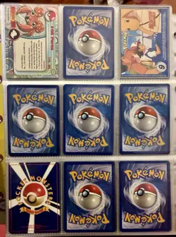 Vintage Pokemon Card Collection - No Binder Lot 5 Pages - Holo - Modern LP/NM - Image 2